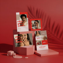 Nail Manicure Business Branding Photo Collage