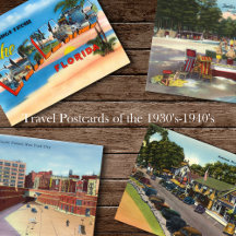 Travel Postcards of 1930's-1940's