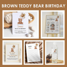 Teddy Bear Balloon Birthday
