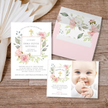 Bountiful Roses | Pink Floral Baptism