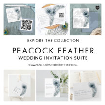 Elegant Peacock Feather Wedding and Occasion