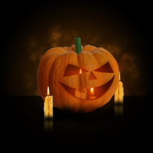 Pumpkin with Candles Halloween Collection