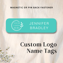 Corporate Logo Employee Name Tags