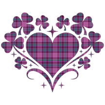 Purple Pink Teal Black Plaid Tartan