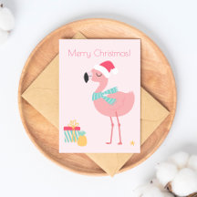Fun, Tropical Christmas Collection: Flamingos