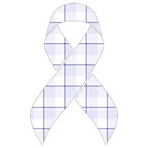Hodgkin's Lymphoma Awareness Plaid Lavender Ribbon