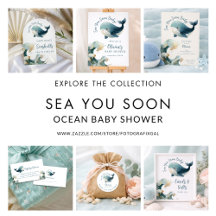 Sea You Soon Baby Shower Ocean Theme