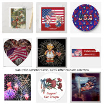 Patriotic Posters, Cards, Office Products 