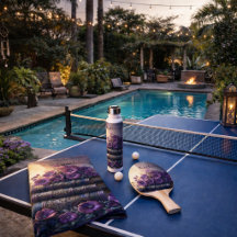 Gothic Book Purple Floral Sports & Tech