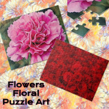 Flowers Floral Puzzle Art