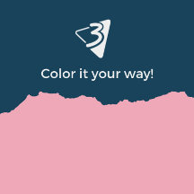 Pink and Blue Pillows - Living Room