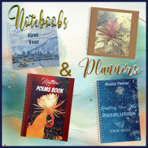 Inspiring Planners, Creative Artwork Notebooks