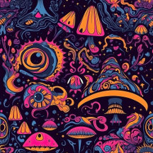Trippy Hippy Psychedelic Patterns