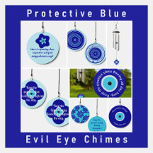 Evil Eye Amulet Wind Chimes