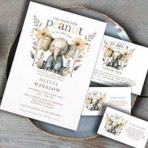 Little Peanut Elephant Baby Shower