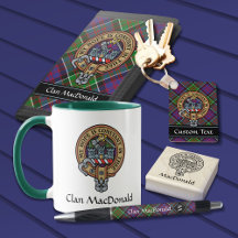Clan MacDonald of Clanranald Tartan and Crest