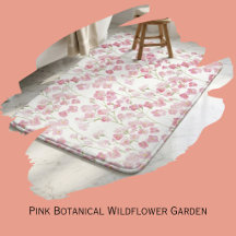 Pink Botanical Wildflower Garden