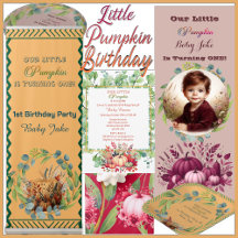 Our Little Pumpkin Sweet Fall Autumn Birthday 