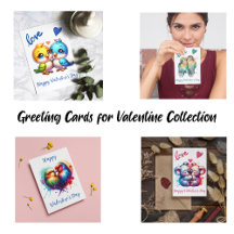 Valentine's Day Greeting cards for Lovebirds