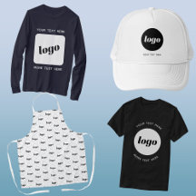 Simple Logo and Text Business Promotional Clothing
