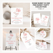 Some Bunny is One Pink Bunny Party