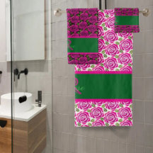 Bathroom Decor With Colorful and Modern Pattern