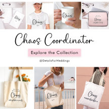 Wedding Chaos Coordinator Gifts