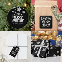 Silver glitter sparkles Stars pattern Christmas