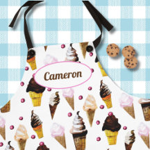 Nostalgic Pastel Ice Cream Table Linens & Gifts