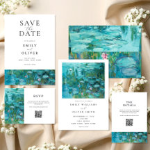 Claude Monet Water Lilies Wedding
