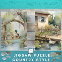 JIGSAW PUZZLES - COUNTRY STYLE