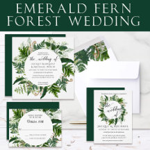 Watercolor Emerald Forest Foliage Greenery 