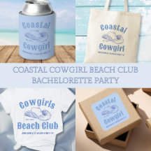 Coastal Cowgirl Beach Club Bachelorette Party