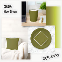 MOSS GREEN Decoration Essentials