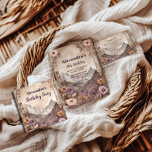 Wildflower Mountain Birthday Collection