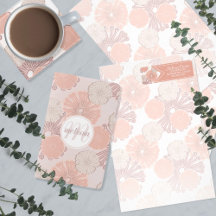 Rose Gold Floral Pattern