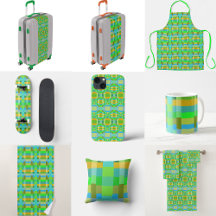 Blue Green Orange Purple Creamy Pattern Abstract