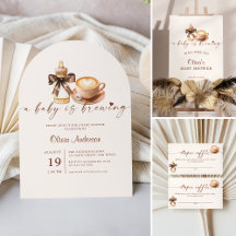 Baby Is Brewing Coffee Baby Shower