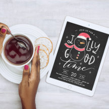 Digital Holiday Invitations - Instant Download