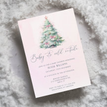 Baby it's cold outside Christmas girl baby shower