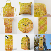 Retro Floral Abstract Salty Watercolor Pattern 