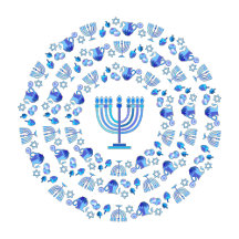 BLUE LIGHTS HANUKKAH Party DECORATION Collection