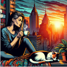 City Windows   Relaxing, Reading, Coffee