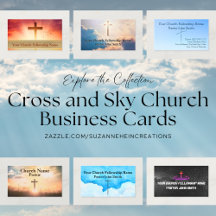 Cross and Sky Church Business Cards