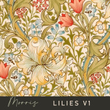 William Morris Golden Lilies Pattern