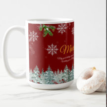 Rustic Elegance Holiday Gift Mugs