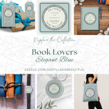 Book Lovers - Elegant Blue