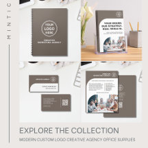 Modern Custom Logo Creative Agency Office Supplies