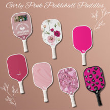 Girly Pink Pickleball