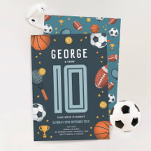 Boys Cute Blue Sports Gifts Kids Birthday & Gifts